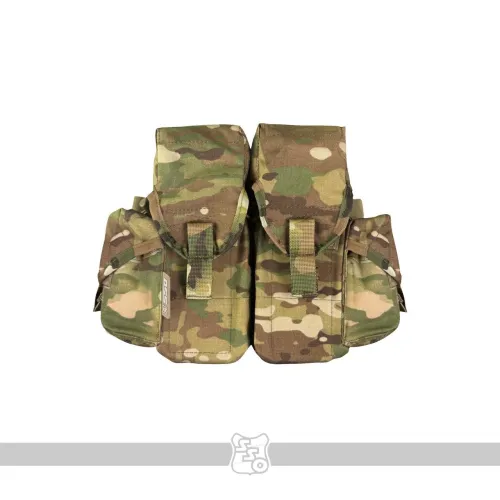 Сумка 4АК-2РГ-2РСП MOLLE с кнопкой, липучкой и утяжками