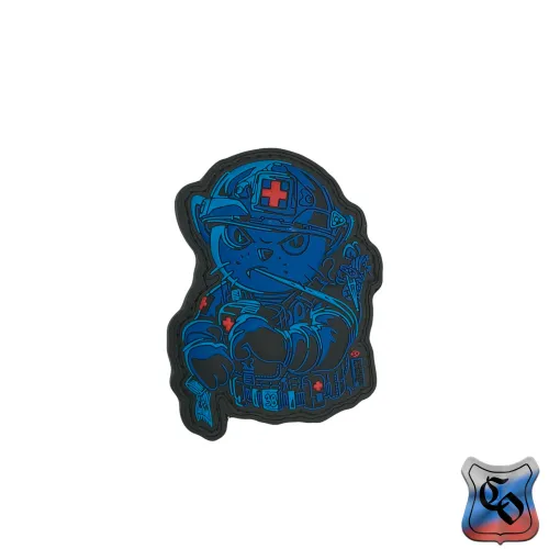 Шеврон Котик Боевой медик ПВХ