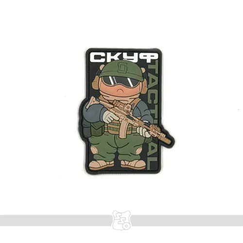 Шеврон Скуф Тактикал REDWAR ПВХ