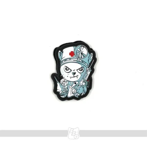 Шеврон Котик медик ПВХ