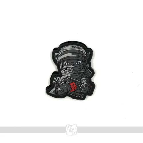 Шеврон Котик ветер ПВХ