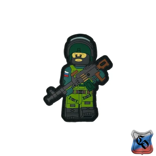 Шеврон Brick operator пулеметчик ПВХ					