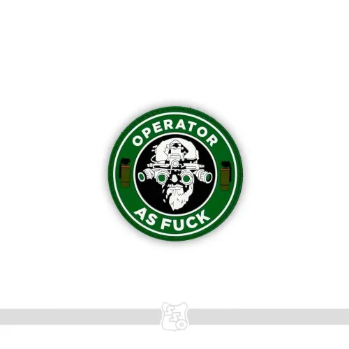 Шеврон Operator As Fuck ПВХ
