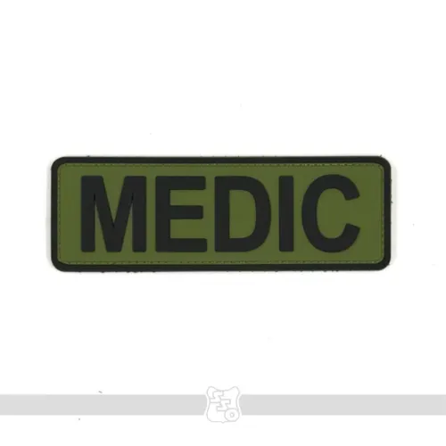 Шеврон Medic PVC 5x15 см