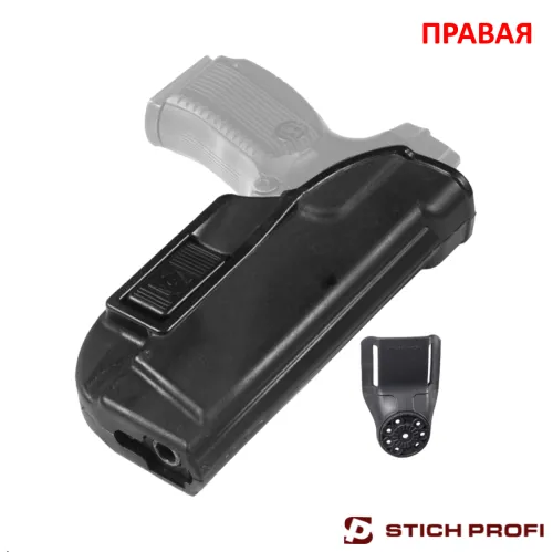 Кобура пластиковая Stich Profi АЛЬФА ПЯ с полицейским креплением