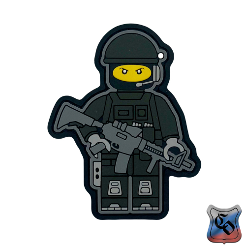 Шеврон LEGO Оператор с М4 PVC олива