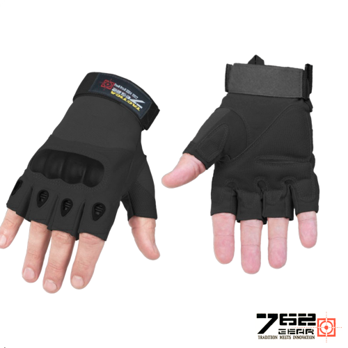 Перчатки беспалые с костяшками Tactica 7.62 Gear Army Tactical Gloves (323)