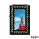 Зажигалка Zippo [№19] 218 Moscow Kremlin Framed. Московский кремль, с покрытием Black Matte