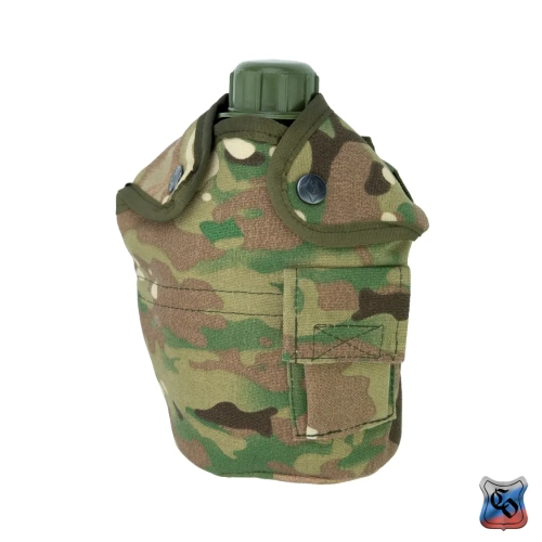 Чехол под пластиковую флягу MOLLE с кнопками