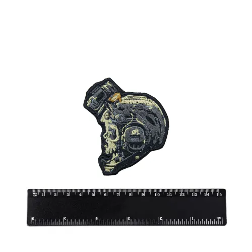 Шеврон Skull Operator вышивка